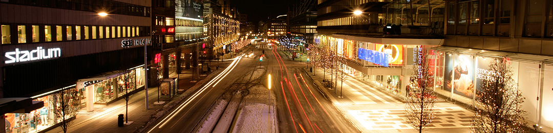 Stockholm City by night