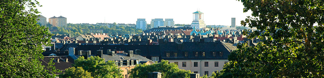 View of southern Stockholm